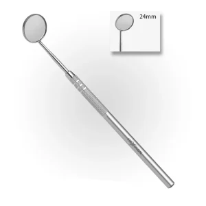Mouth Mirror 24mm Solid Handle